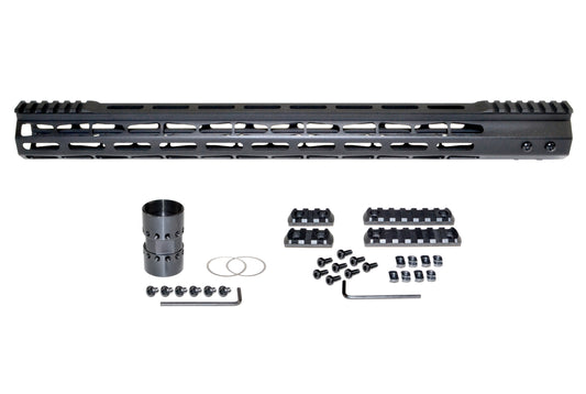 New! Presma Super Light Weight 19" Free Float M-LOK Handguard with Partial Top Rail, AR-15 .223/5.56