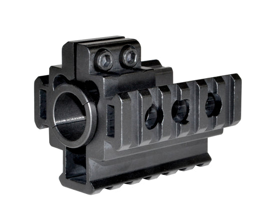 4/15 Tri Rail Barrel Mount. Fits in front of your A2 Front Sight and Bayonet Lug