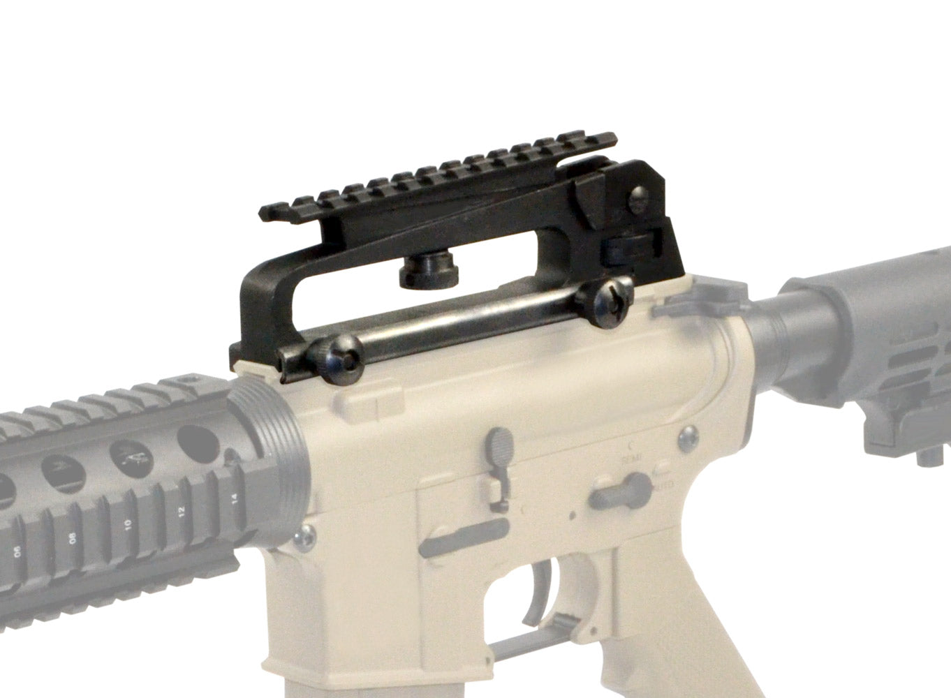 AR-15 Carry Handle Top Rail Base Mount