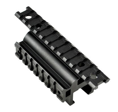 MP5 Top Extended Riser Rail Mount With Side Rail for Flashlight or Laser