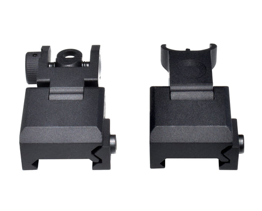Trinity Force Iron Flip Up Front and Rear Sight Set, Aluminum
