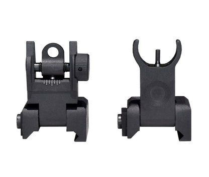 Trinity Force Iron Flip Up Front and Rear Sight Set, Aluminum