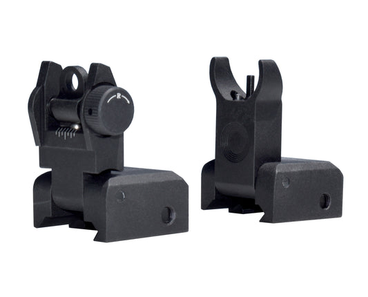 Trinity Force Iron Flip Up Front and Rear Sight Set, Aluminum