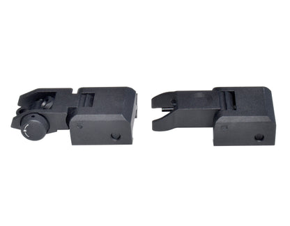 Trinity Force Iron Flip Up Front and Rear Sight Set, Aluminum