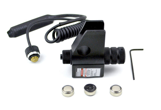 AR15 Style Carry Handle Set, Front Iron Sight Post (High Profile), Red Laser plus Sight Adjustment Tool Set (A1/A2)