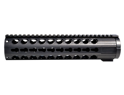 Kexuan 10.437" Free Float Keymod Handguard for AR-10 LR 308 Low Profile, Large 1.935" ID