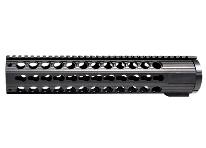 Kexuan 12.375" Free Float Keymod Handguard for AR-10 LR 308 Low Profile, Large 1.935" ID