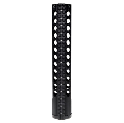 Kexuan 12.375" Free Float Keymod Handguard for AR-10 LR 308 Low Profile, Large 1.935" ID