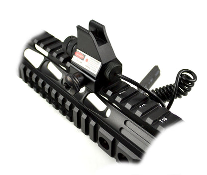 Low Profile Removable Front Sight and Red Laser Combo