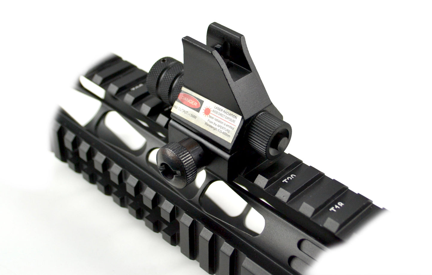 Low Profile Removable Front Sight and Red Laser Combo