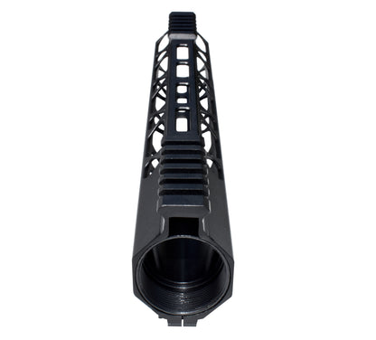 Kexuan M-LOK LR .308 Series Slim Free Float Handguard with Partial Top Rail, 12.5" High Profile