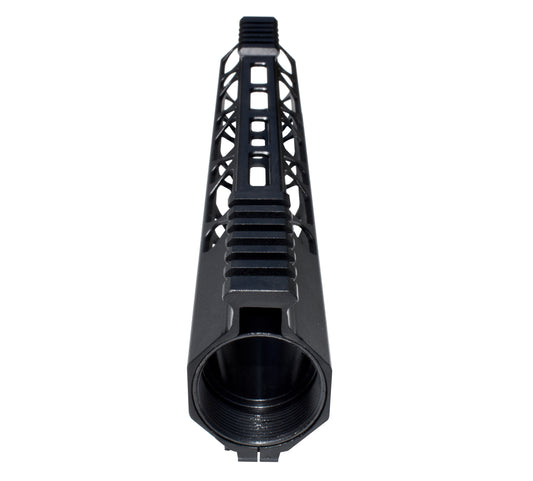 Kexuan M-LOK LR .308 Series Slim Free Float Handguard with Partial Top Rail, 12.5" High Profile