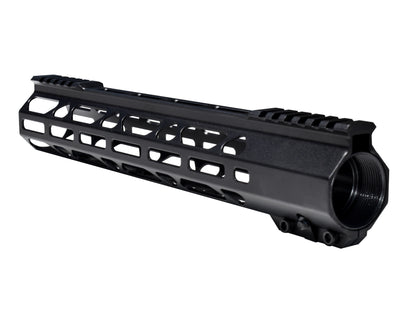 Kexuan M-LOK LR .308 Series Slim Free Float Handguard with Partial Top Rail, 12.5" High Profile