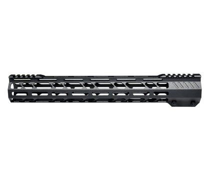 Lightweight 15" M-LOK Free Float Handguard for AR-10 DPMS 308 Low Profile, Easy Mount Barrel Nut