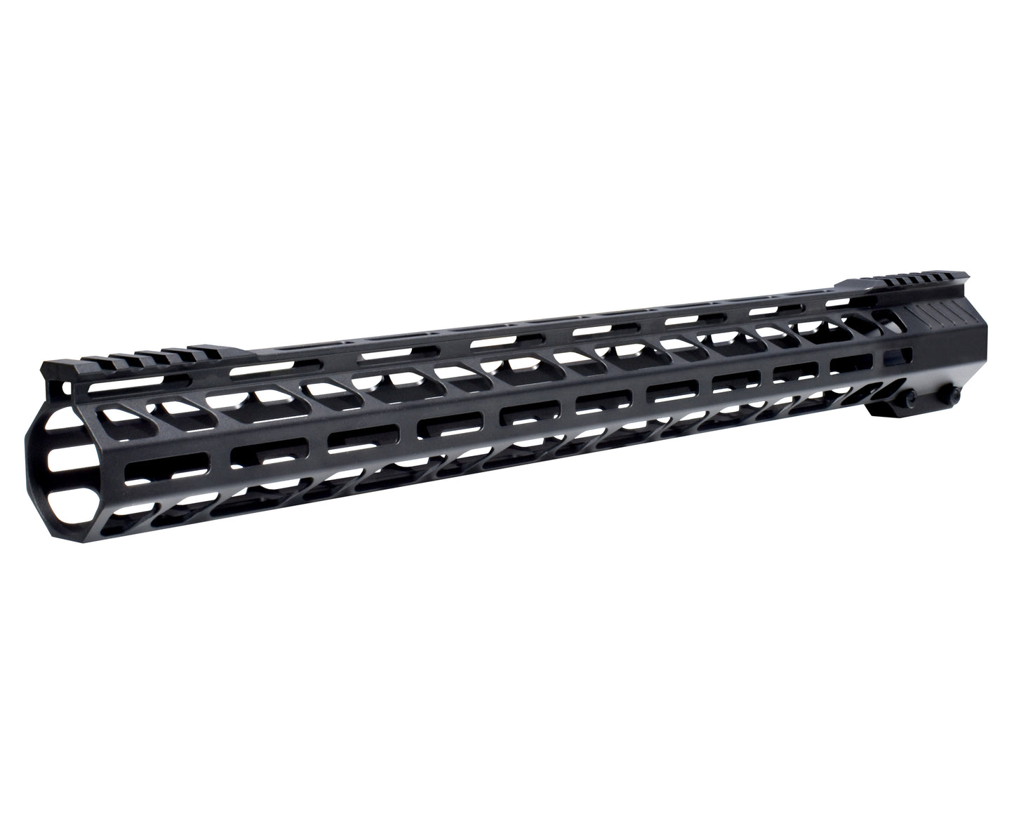 Lightweight 19.5" M-LOK Free Float Handguard for AR-10 DPMS 308 High Profile, Easy Mount Barrel Nut