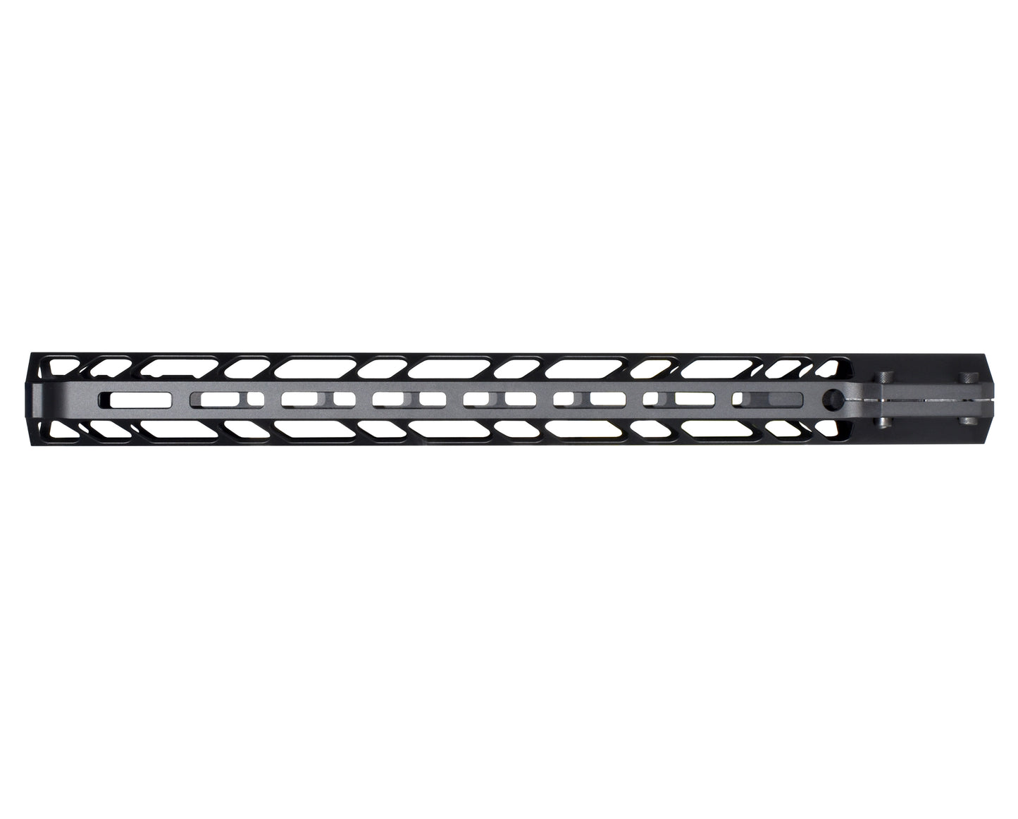Lightweight 17" M-LOK Free Float Handguard for AR-10 DPMS 308 Low Profile, with easy mount barrel nut and integrated handstop