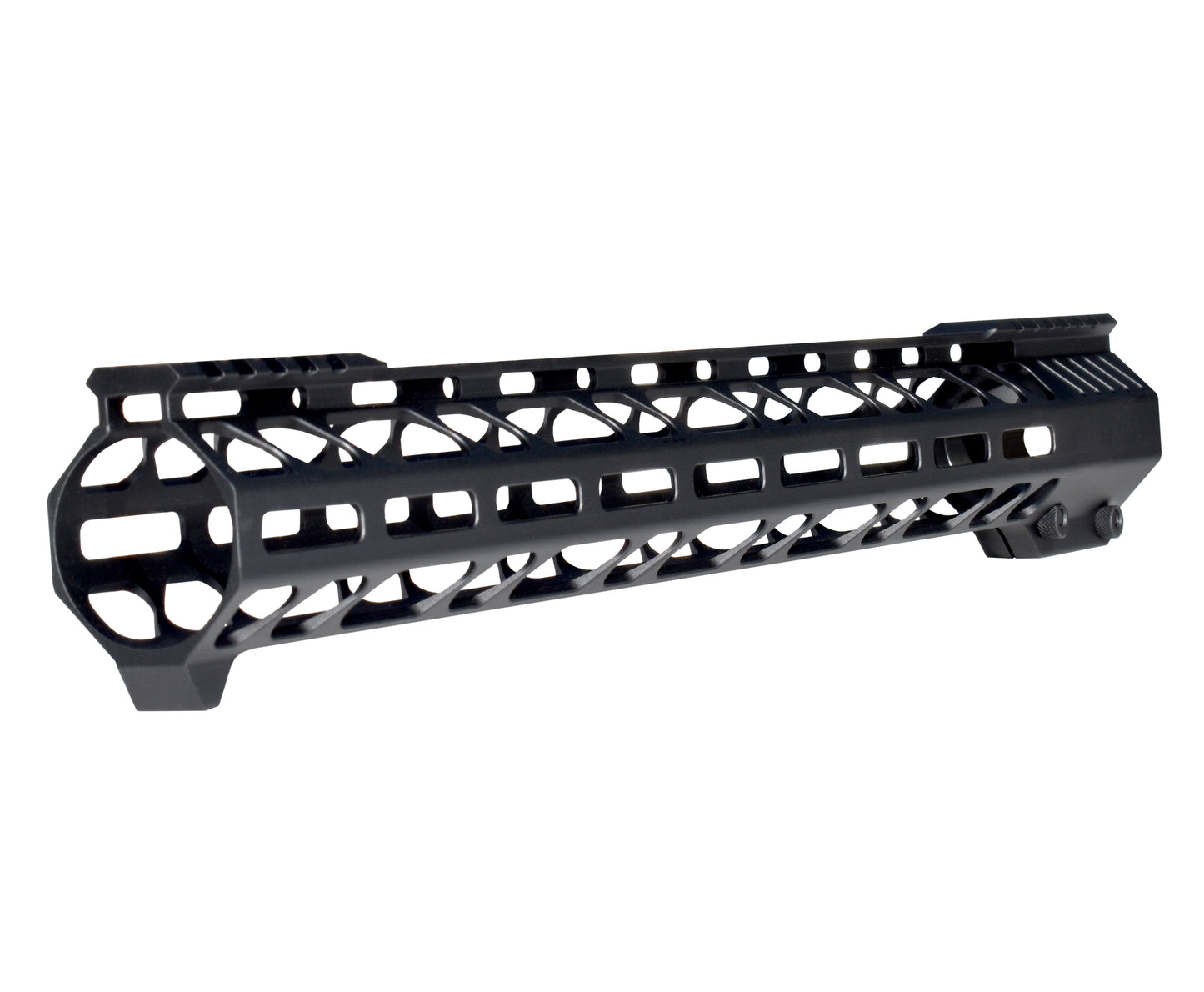 Lightweight 17" M-LOK Free Float Handguard for AR-10 DPMS 308 Low Profile, with easy mount barrel nut and integrated handstop