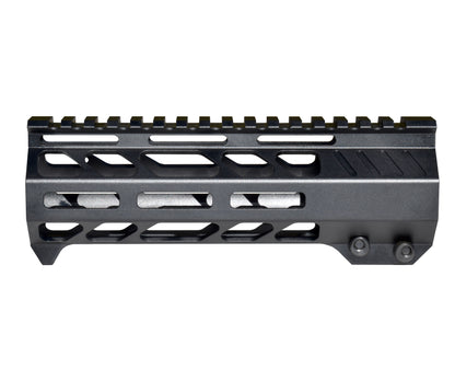 Lightweight 7" M-LOK Free Float Handguard for AR-10 DPMS 308 High Profile, with easy mount barrel nut and integrated handstop