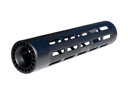 New!  Mid Length 10" Free Float Round Handguard with M-LOK Slots, .223 and 5.56 AR-15 M4. Large ID