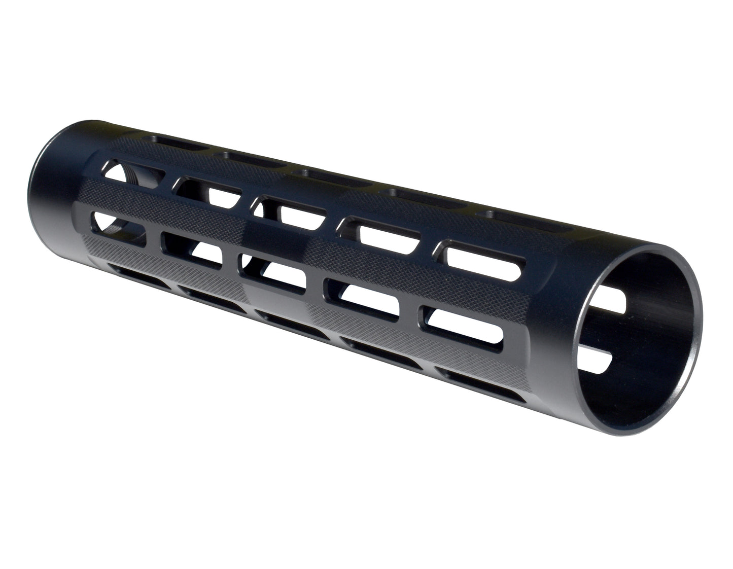 New!  Mid Length 10" Free Float Round Handguard with M-LOK Slots, .223 and 5.56 AR-15 M4. Large ID