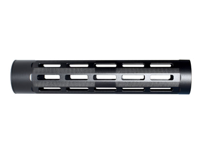 New!  Mid Length 10" Free Float Round Handguard with M-LOK Slots, .223 and 5.56 AR-15 M4. Large ID