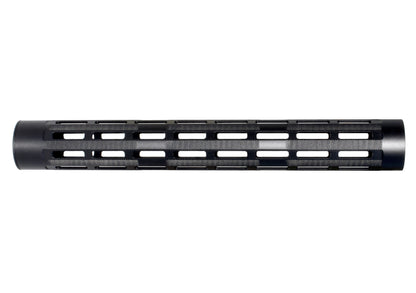 New!  Rifle Length 15" Free Float Round Handguard with M-LOK Slots, .223 and 5.56 AR-15 M4. Large ID
