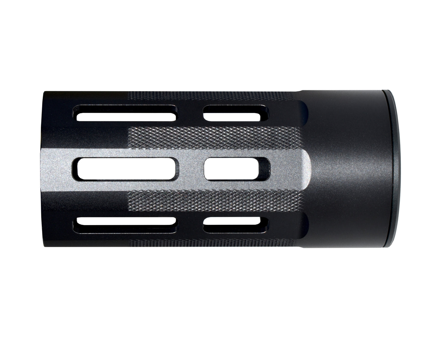 New!  Mini 4.2" Free Float Round Handguard with M-LOK Slots, .223 and 5.56 AR-15 M4. Large ID