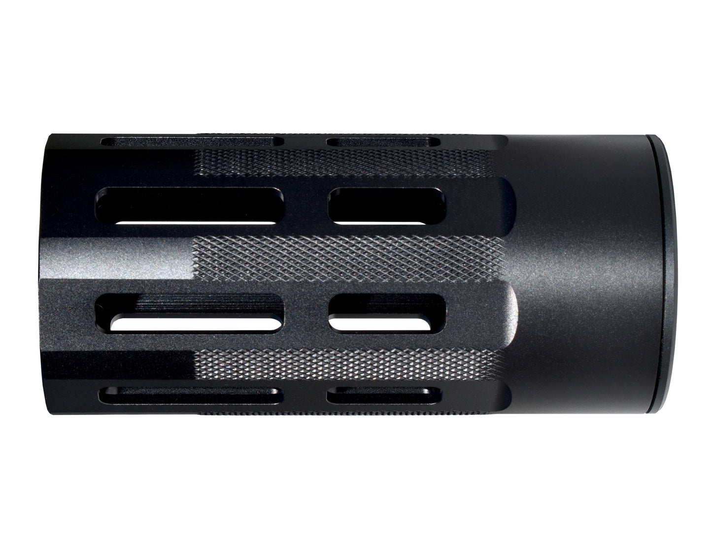 New!  Mini 4.2" Free Float Round Handguard with M-LOK Slots, .223 and 5.56 AR-15 M4. Large ID