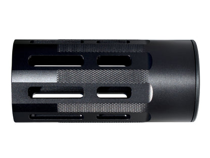 New!  Mini 4.2" Free Float Round Handguard with M-LOK Slots, .223 and 5.56 AR-15 M4. Large ID