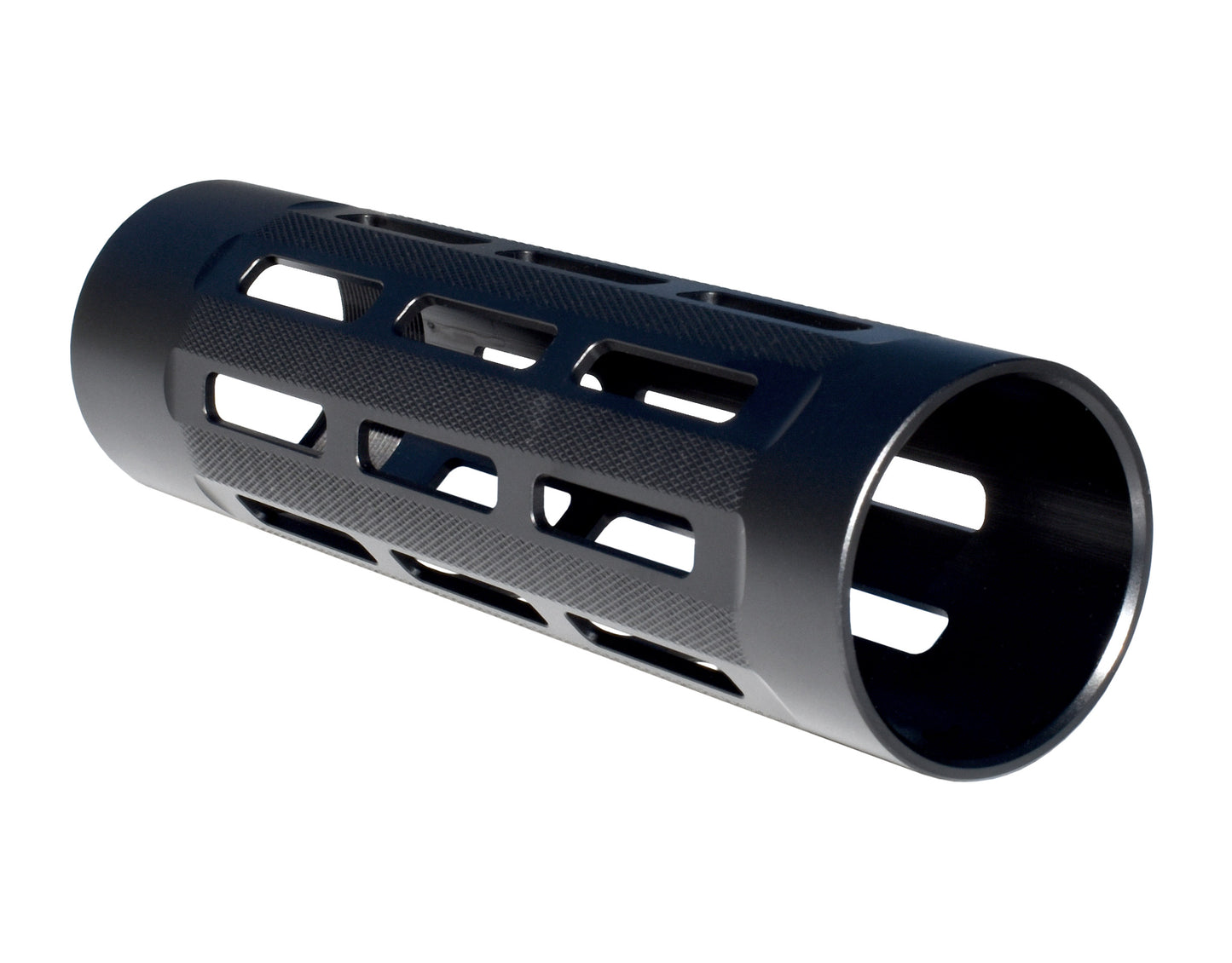 New!  Carbine Length 7" Free Float Round Handguard with M-LOK Slots, .223 and 5.56 AR-15 M4. Large ID
