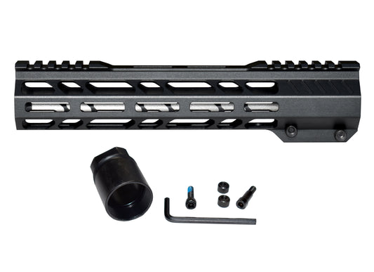 Super Slim 10" M-LOK Free Float Handguard for AR-15 223/5.56 and AR Pistols