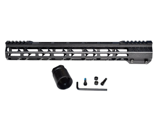 Super Slim 15" M-LOK Free Float Handguard for AR-15 223/5.56