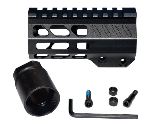 Super Slim 4.2" Pistol Length M-LOK Free Float Handguard for AR-15 and AR Pistols