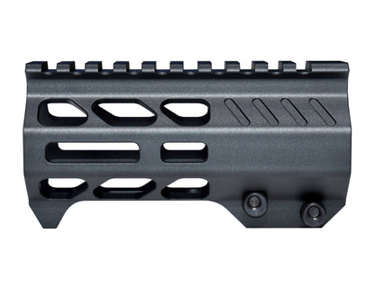 Super Slim 4.5" M-LOK Free Float Handguard for AR-15 223/5.56 and AR Pistols, with Integrated Fore-End Hand Stop