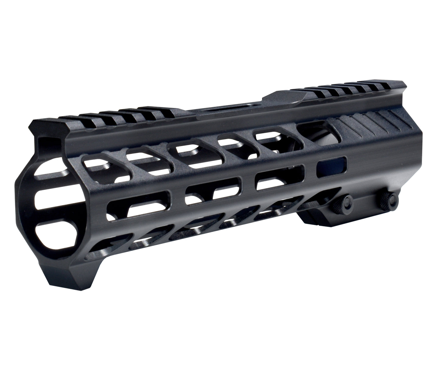 Super Slim 8.2" M-LOK Free Float Handguard for AR-15 223/5.56 and AR Pistols, with Integrated Fore-End Hand Stop
