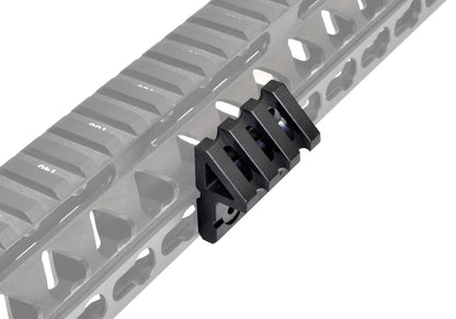 45 Degree Small Picatinny Rail Mount for Keymod Systems