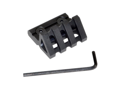 45 Degree Small Picatinny Rail Mount for Keymod Systems
