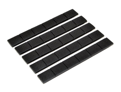Handguard Rail Slot Covers 5 Piece Pack 4.75" Length (per Cover), Black