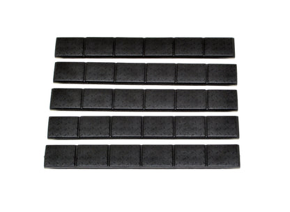 Handguard Rail Slot Covers 5 Piece Pack 4.75" Length (per Cover), Black