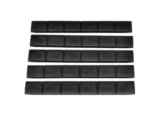 Handguard Rail Slot Covers 5 Piece Pack 4.75" Length (per Cover), Black