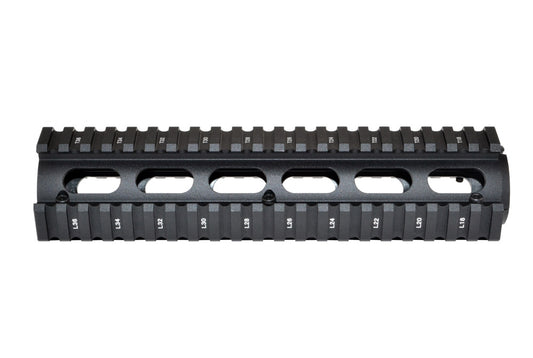 2 Piece Drop In Handguard Quad Rail Mount 8.75" Mid Length, for AR-15 .223 / 5.56 with Round End Cap
