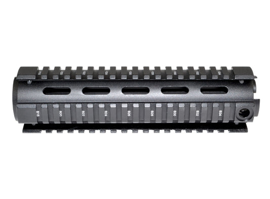 2 Piece Drop In Handguard Quad Rail Mount 8.75" Mid Length for .223 / 5.56