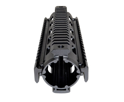 2 Piece Drop In Handguard Quad Rail Mount 8.75" Mid Length for .223 / 5.56