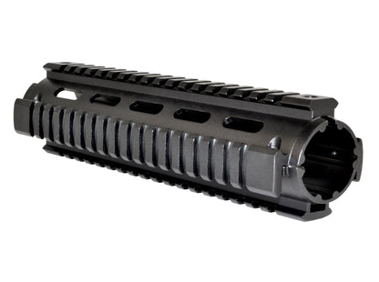 2 Piece Drop In Handguard Quad Rail Mount 8.75" Mid Length for .223 / 5.56