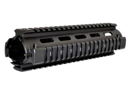 2 Piece Drop In Handguard Quad Rail Mount 8.75" Mid Length for .223 / 5.56