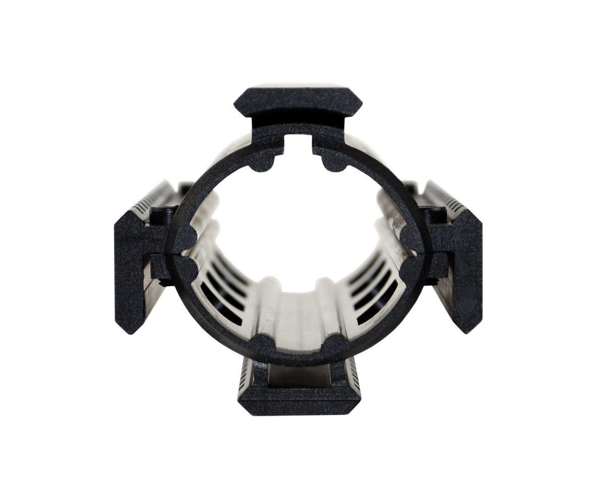 Fits 6.75" to 7". 2 Piece Drop In Handguard Quad Rail 6.7" Carbine Length with Extended Top Rail for .223 and 5.56