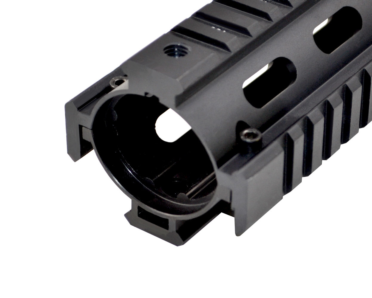 For 6.75" to 7" Carbine Length - 2 Piece Drop In Handguard Quad Rail for .223 and 5.56