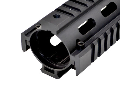 For 6.75" to 7" Carbine Length - 2 Piece Drop In Handguard Quad Rail for .223 and 5.56