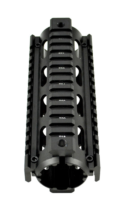 For 6.75" to 7" Carbine Length - 2 Piece Drop In Handguard Quad Rail for .223 and 5.56