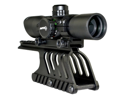 Remington 870 Shotgun Low Profile Handguard Rail Mount and 35mm Red/Green Dot Scope Combo